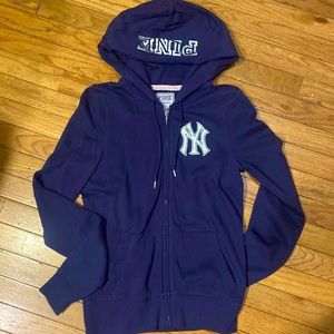 VS Pink NY Full zip hoodie